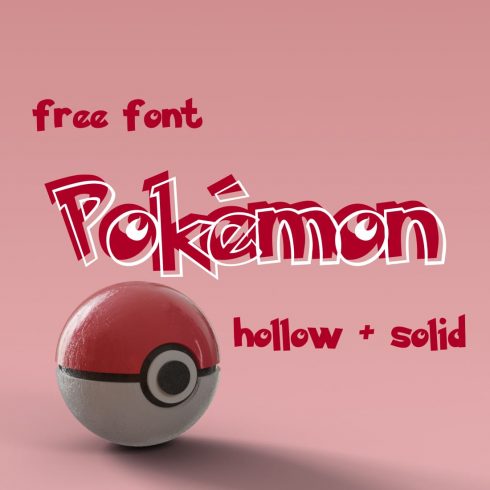 Main cover image for Free pokemon font by MasterBundles.