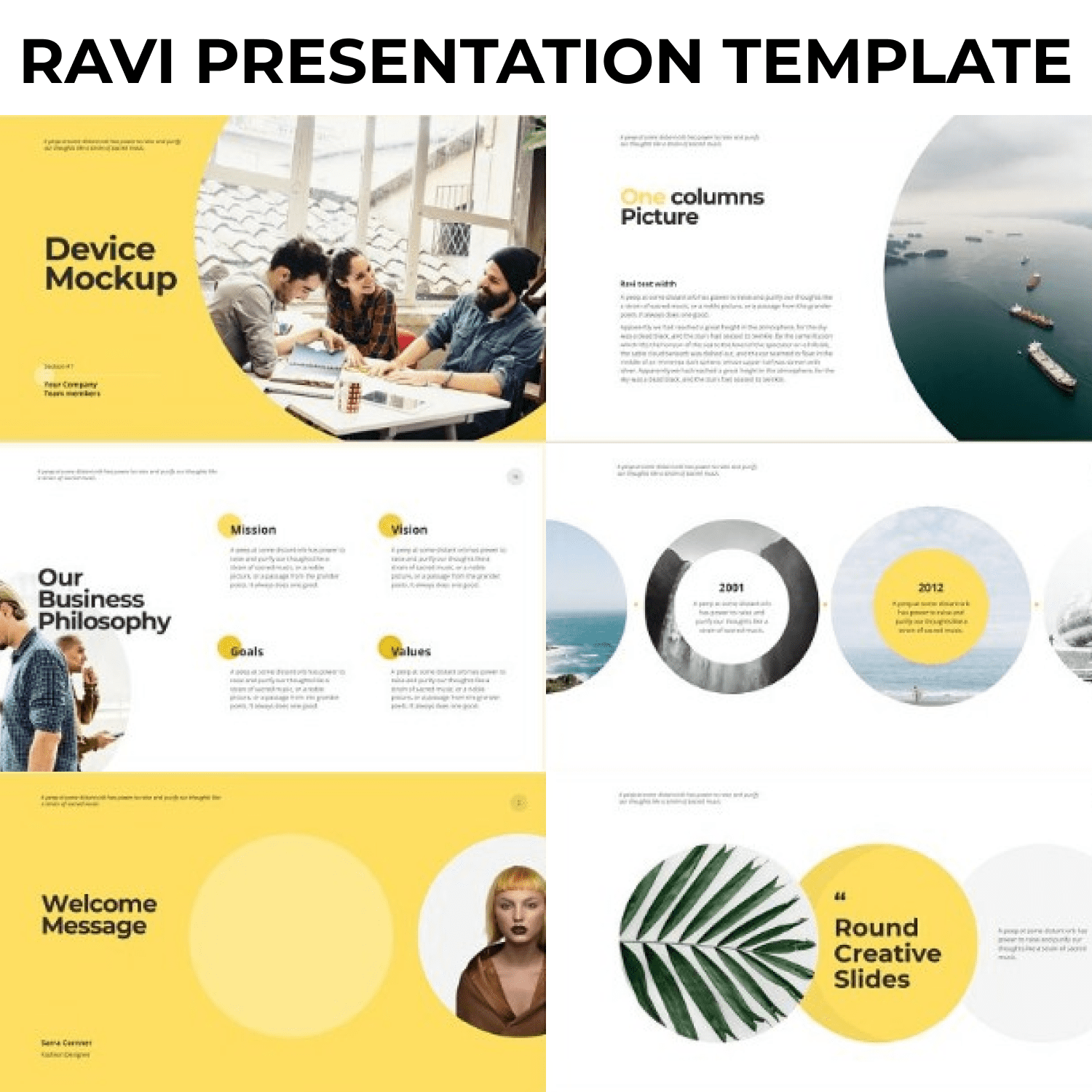 RAVI Presentation Template by MasterBundles.