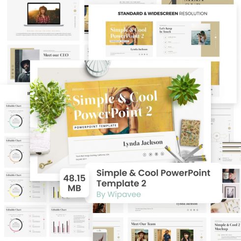 01 Simple Cool PowerPoint Template 2 1100x1100 1