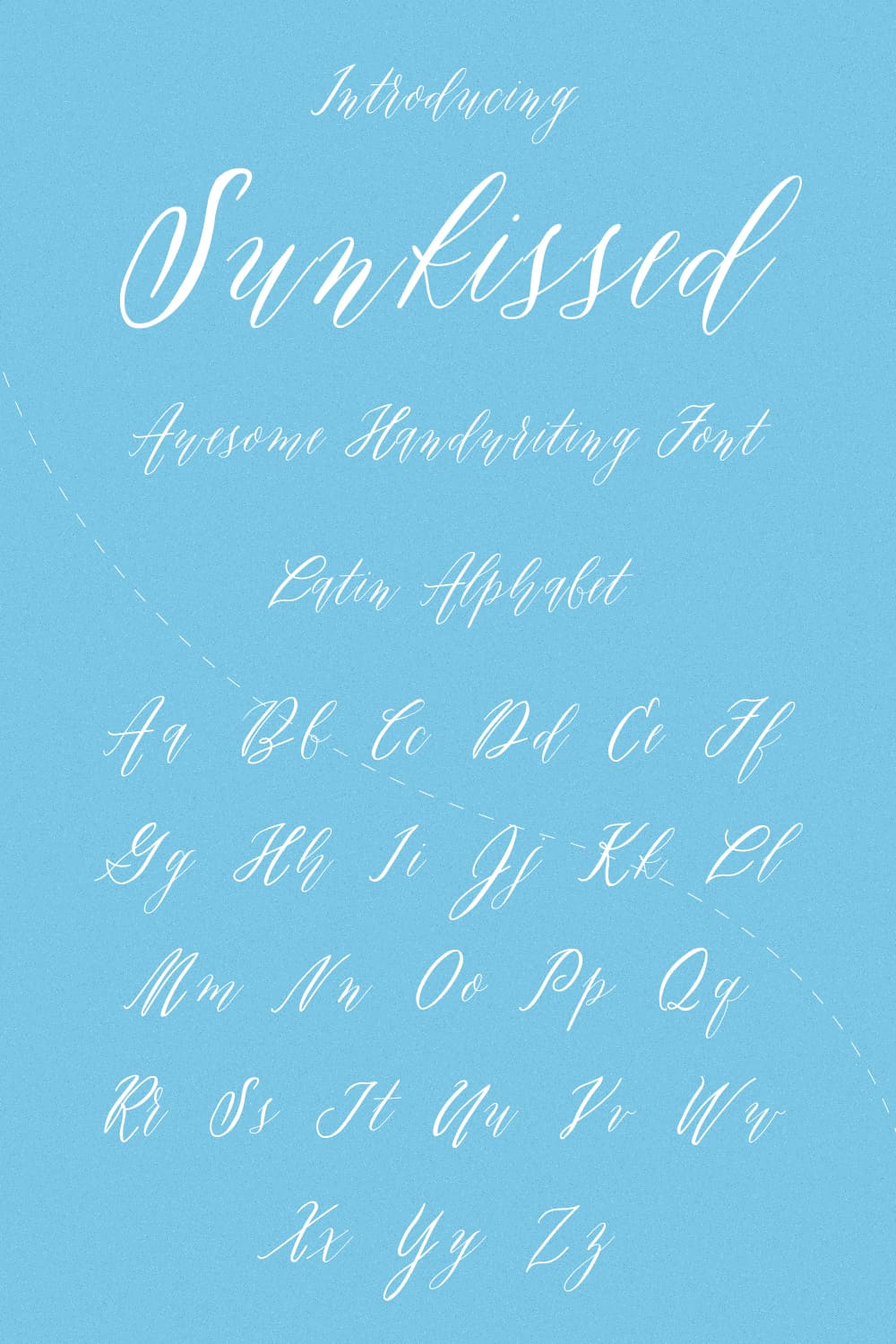 Sunkissed Awesome Handwriting Font Pinterest Alphabet Collage Image by MasterBundles.