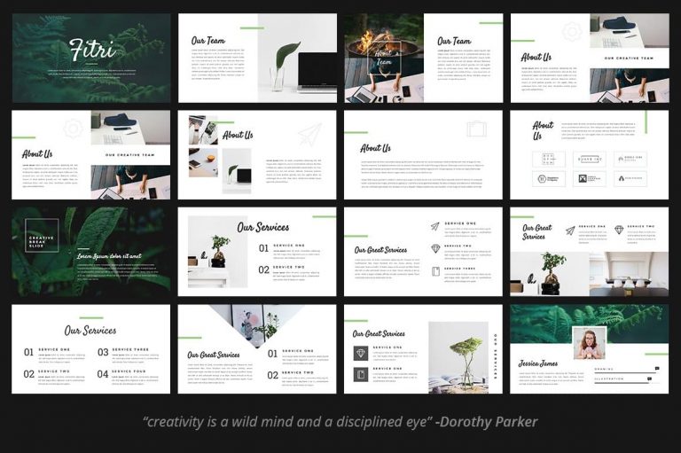 Fitri - Creative PowerPoint Template – MasterBundles