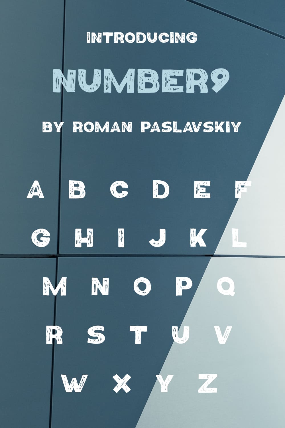 Pinterest collage Alphabet with Number font free MasterBundles.