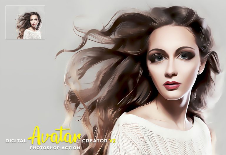 Modern Art Painting - 19 in 1 Photoshop Action Bundle – MasterBundles