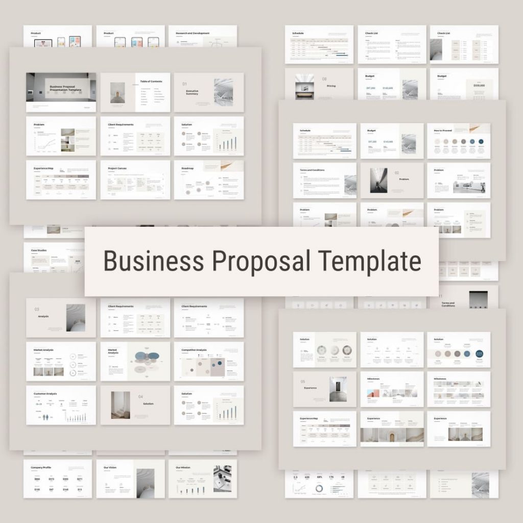 Business Powerpoint Proposal Template – MasterBundles