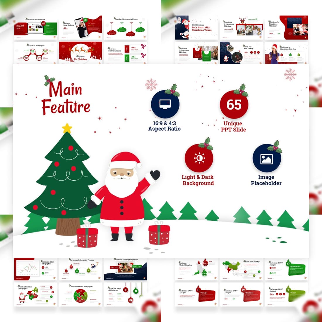Christmas Times PowerPoint Template.