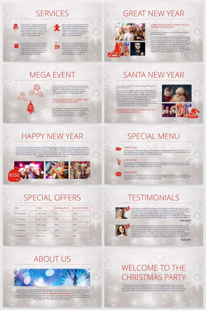 02 Holidays PowerPoint Video Template by MasterBundles Pinterest Collage Image.