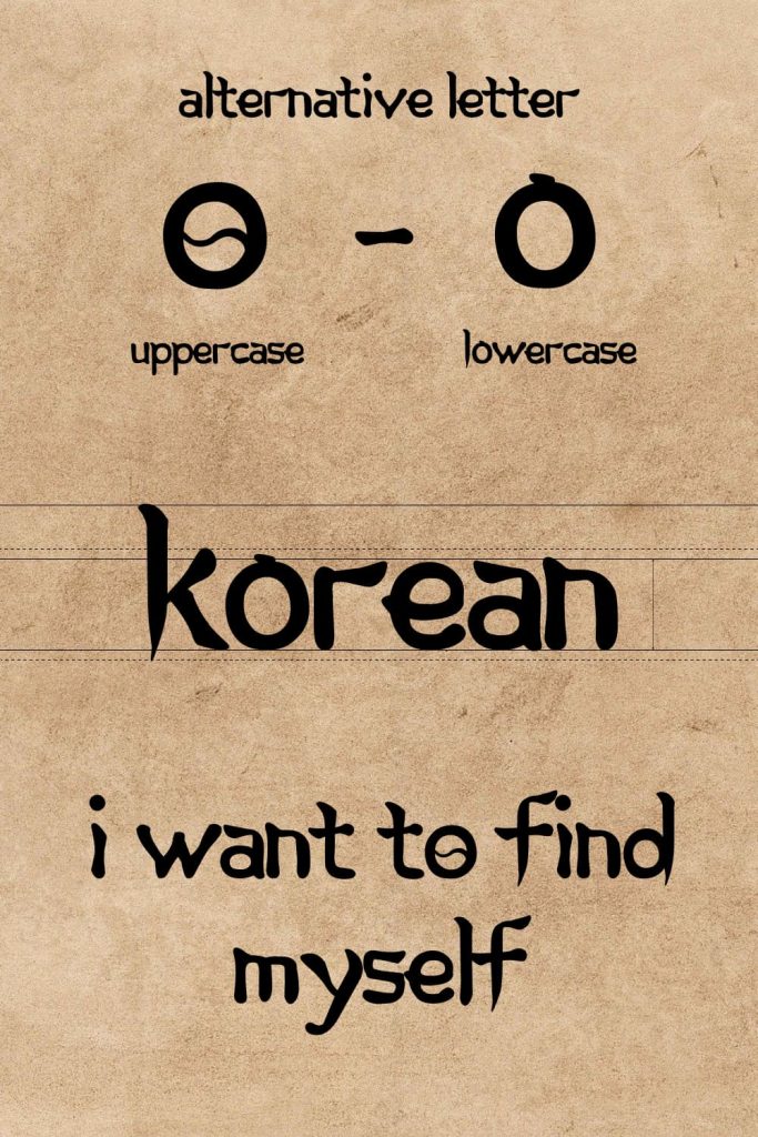 Free Korean Font Pinterest Collage Image by MasterBundles.