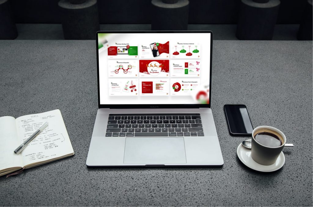 Christmas Times PowerPoint Template – MasterBundles