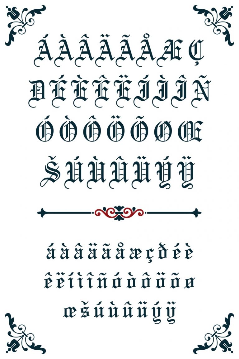 Olde English - Old English Font Free – MasterBundles