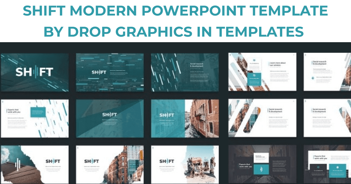 Shift Modern Powerpoint Template – MasterBundles