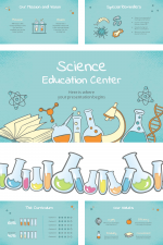 Free Science Education Center PowerPoint Template – MasterBundles