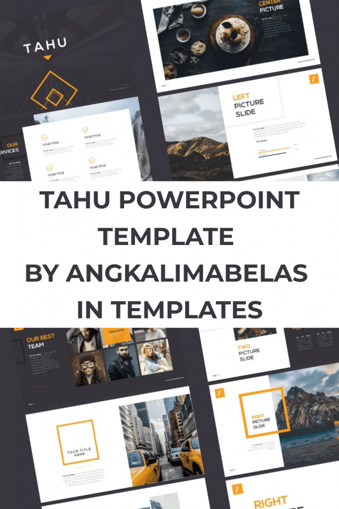 TAHU PowerPoint Template by MasterBundles Pinterest Collage Image.