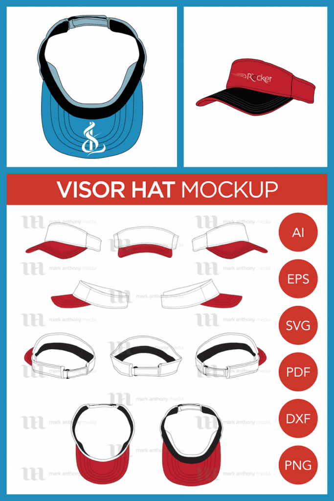 Visor Hat Vector Template – MasterBundles