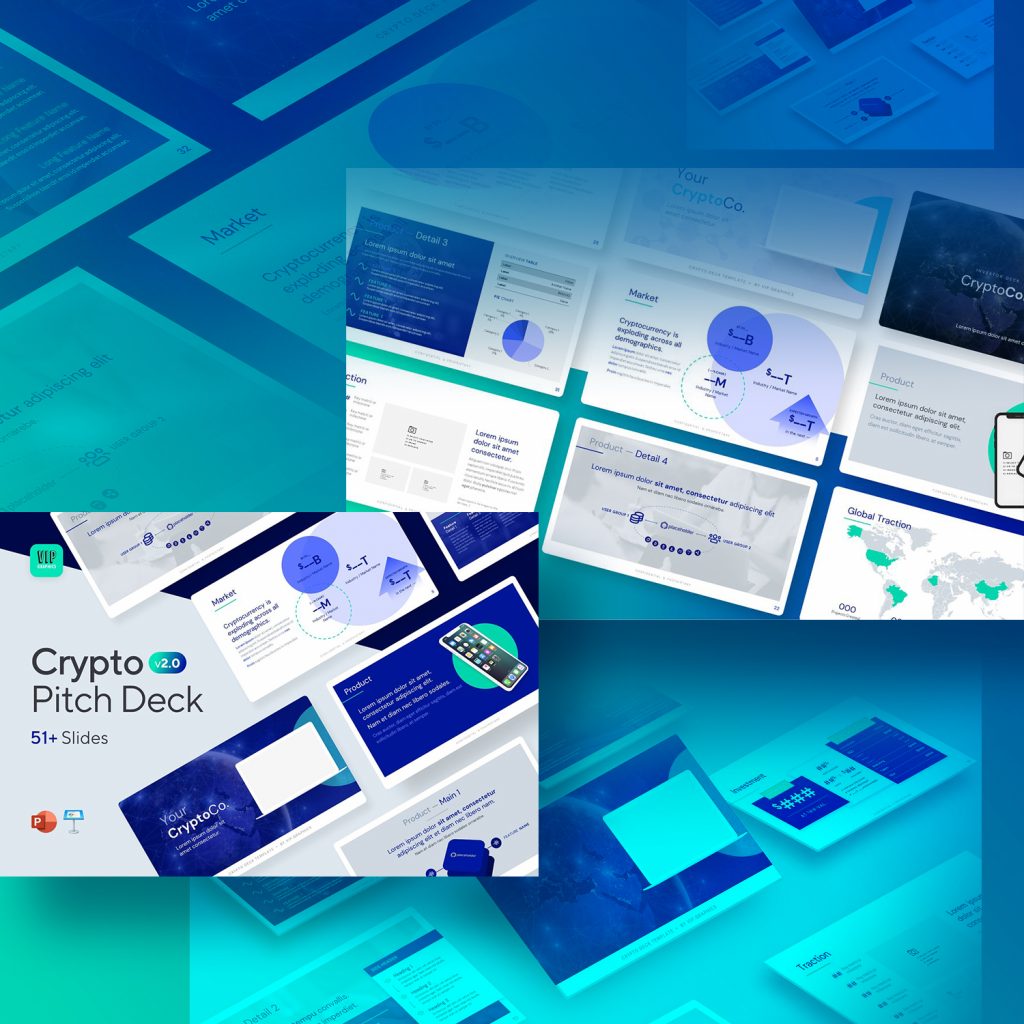 Crypto Pitch Deck Presentation v 2.0 MasterBundles