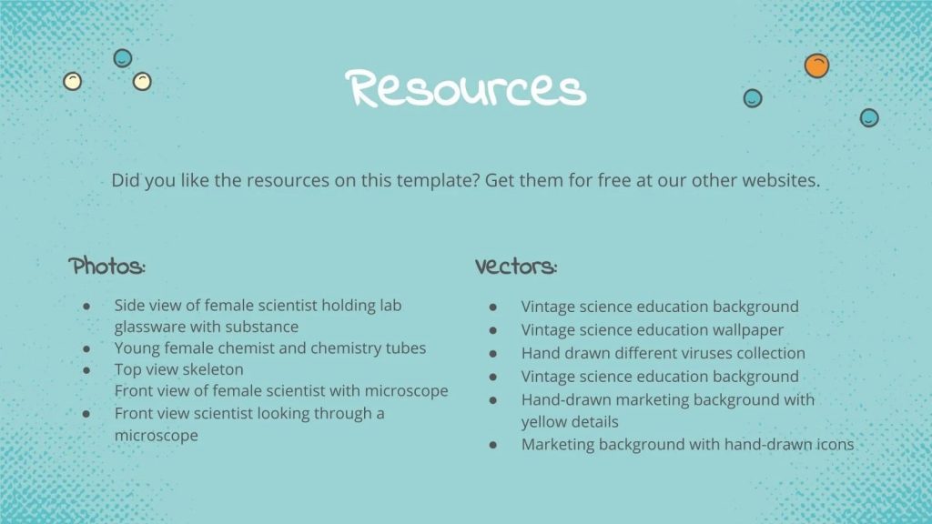 This is a text slide to describe your resources. If necessary, you can add an image or your own graphics.