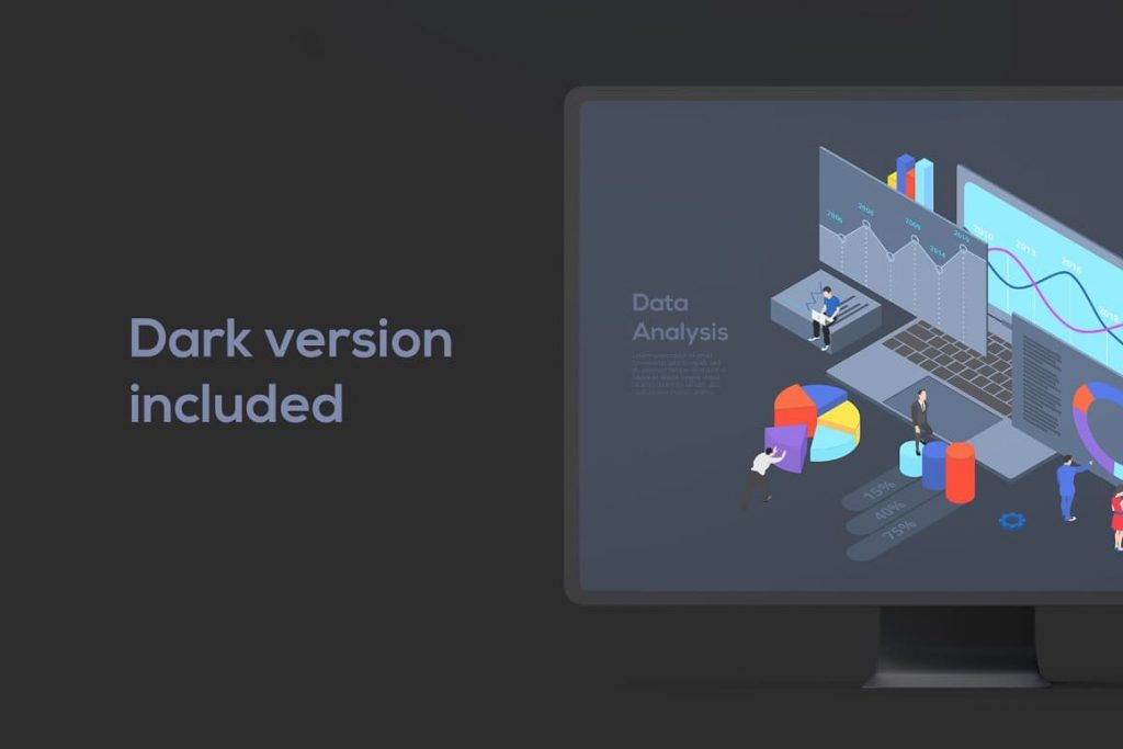 Dark version included Massive Animated PowerPoint Bundle.