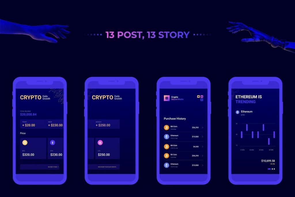 13 Posts and Stories by Crypto Social Media.