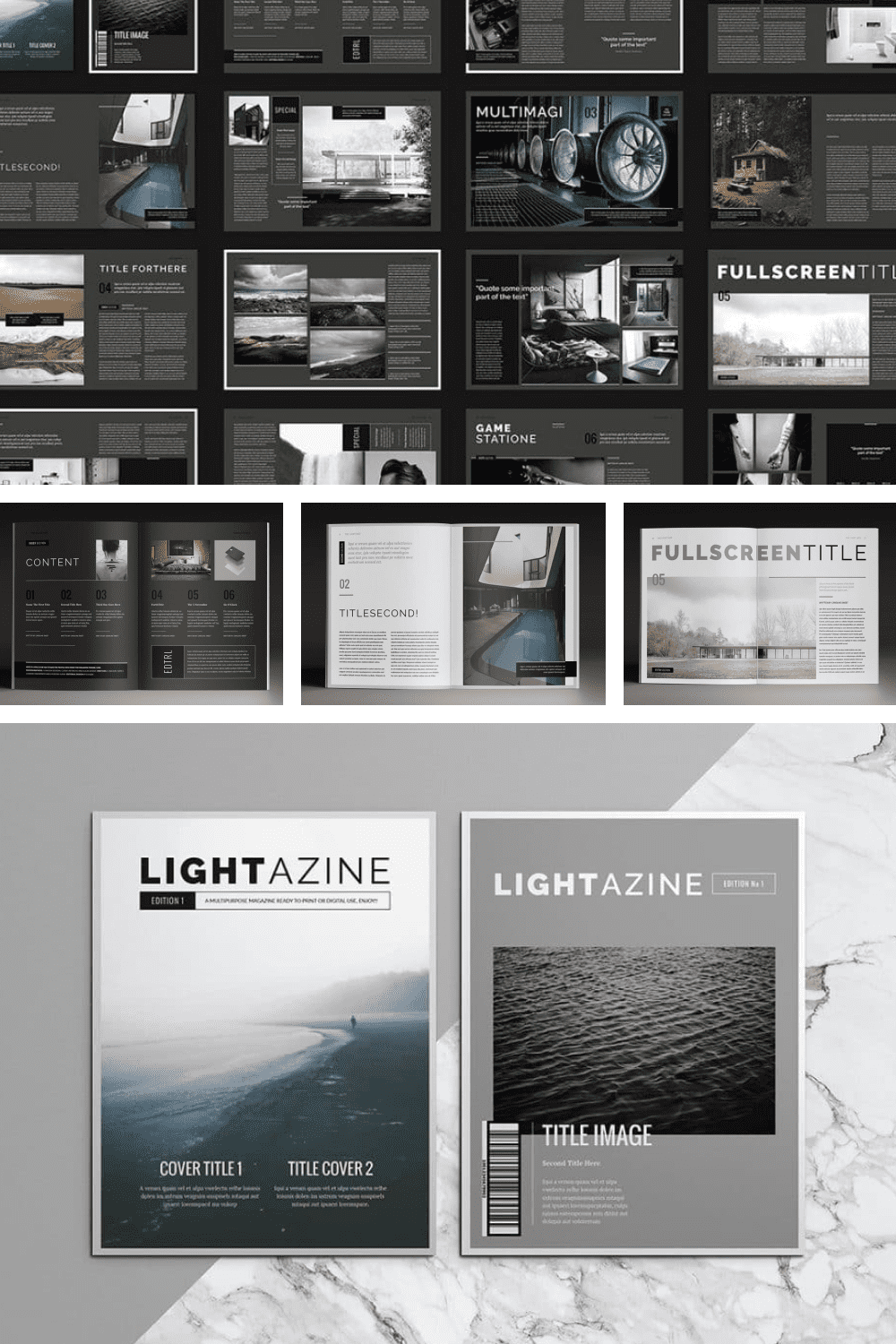 15 InDesign Magazines & Brochures - $29 | Master Bundles