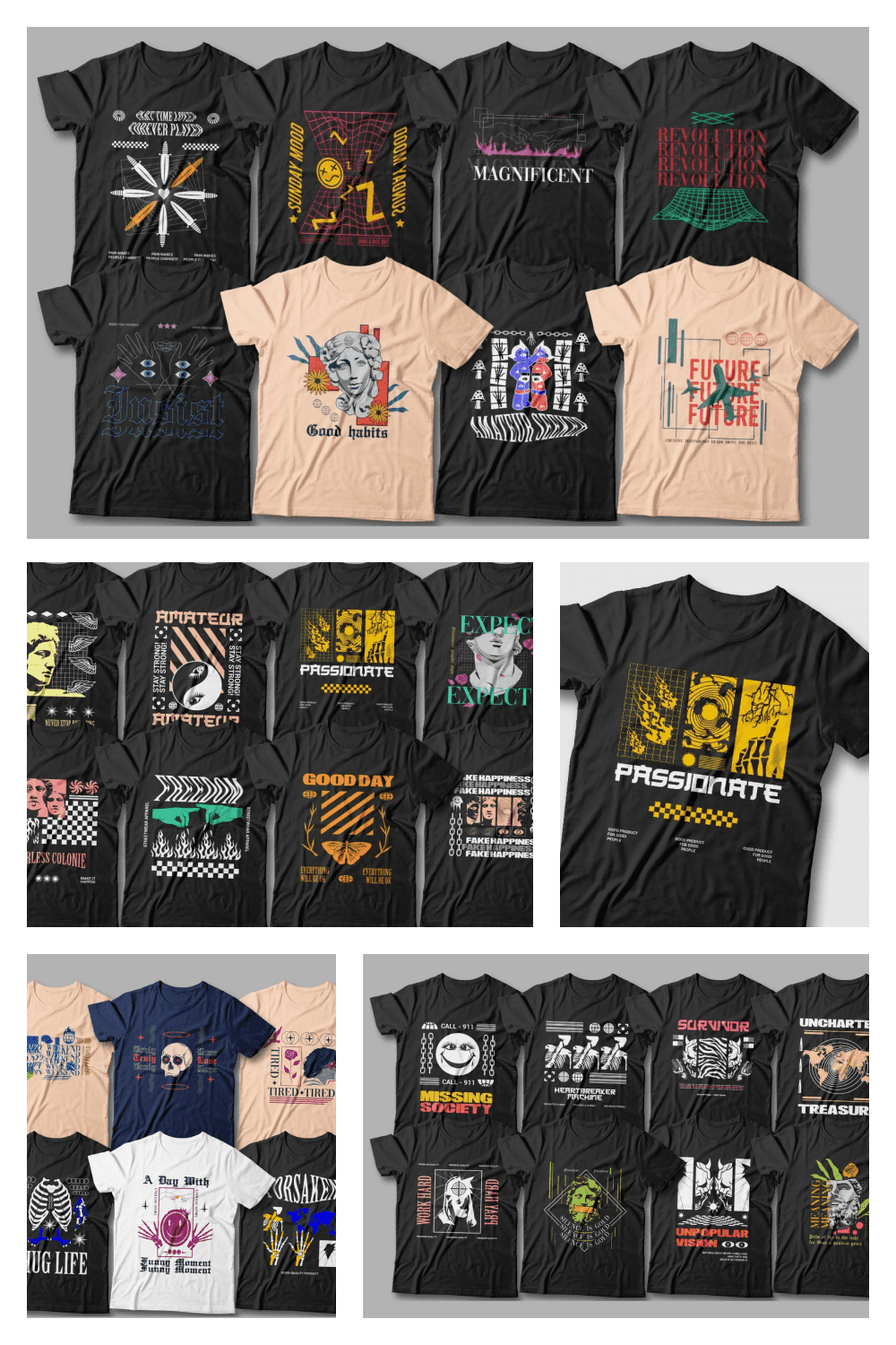 45 Urban Streetwear T shirt Designs