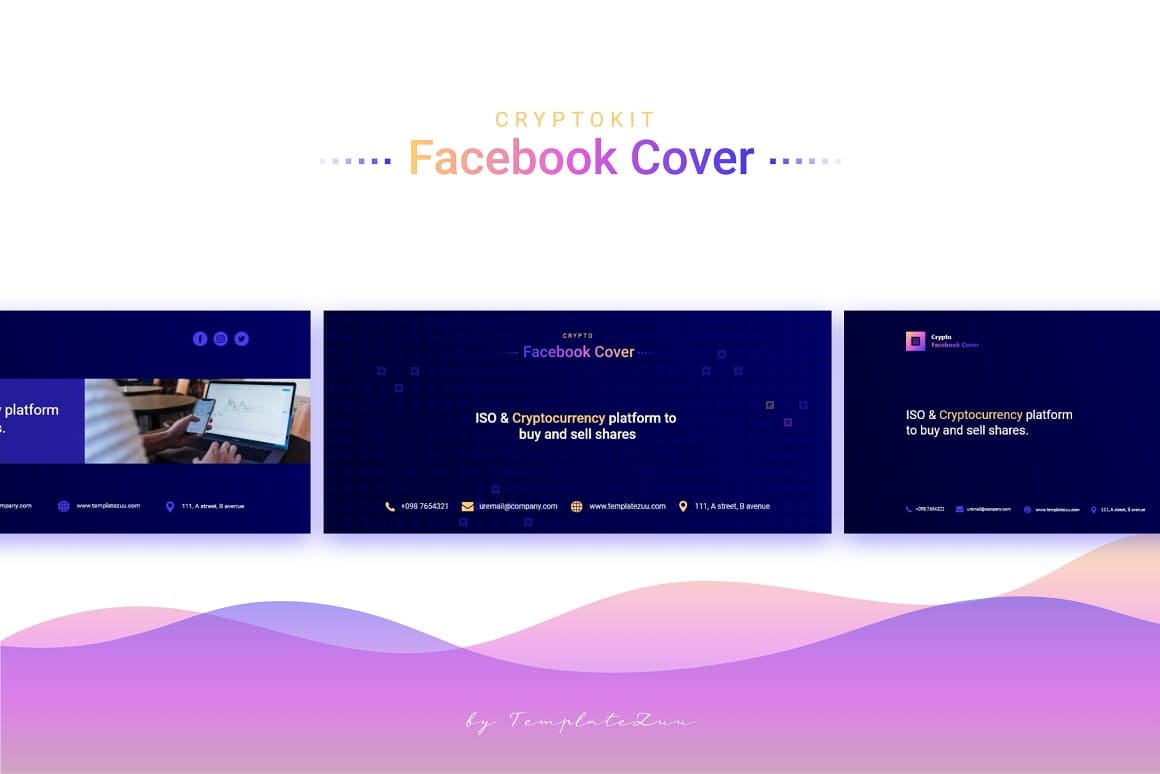 Crypto Facebook Cover – MasterBundles