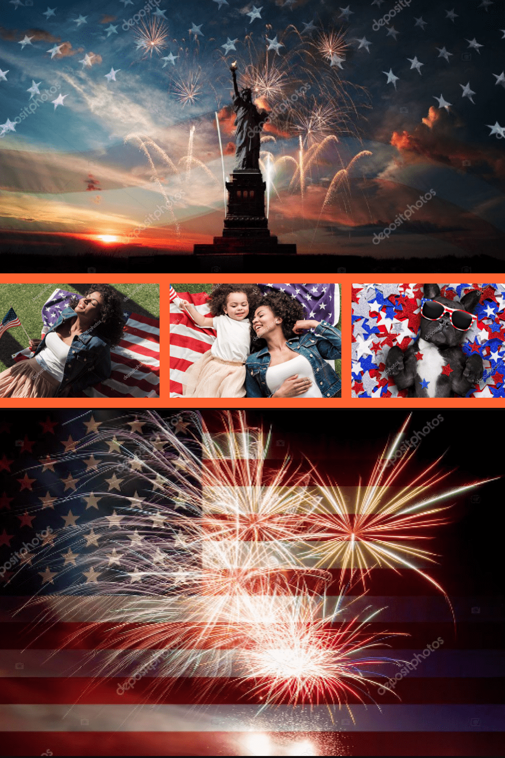 78 Independence Day Clipart Photos Collection – 100 Items