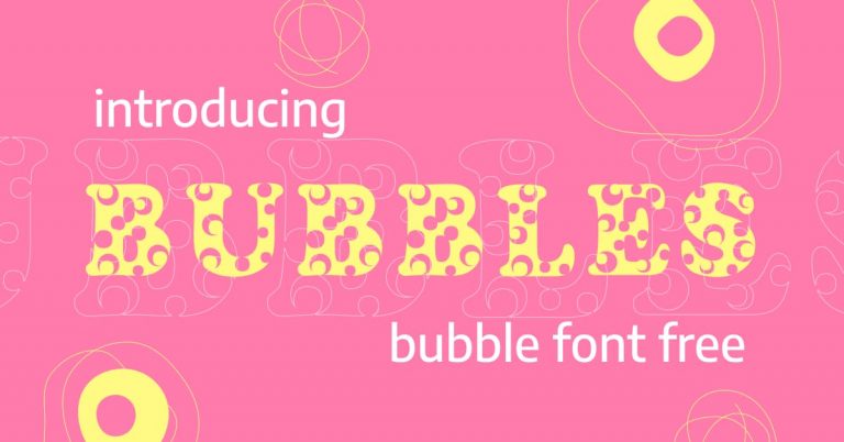 Bubbles - Bubble Font Free – MasterBundles