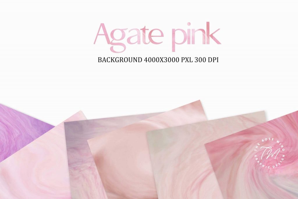 Pink digital paper Agata.