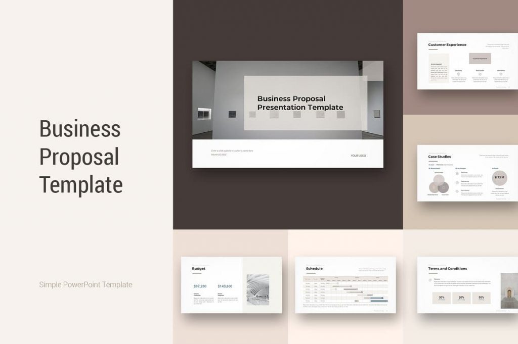 Cover Business Proposal Template.