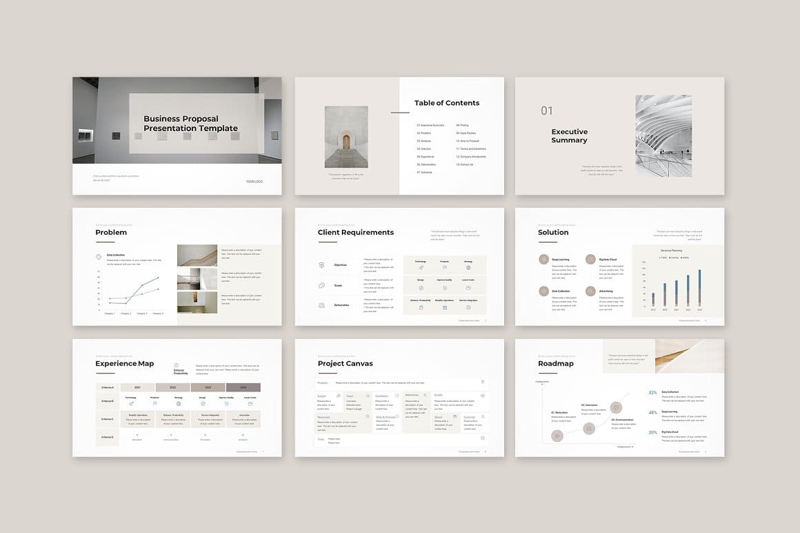 Business Powerpoint Proposal Template – MasterBundles