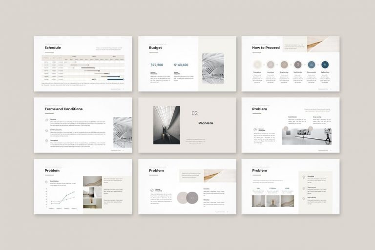 Business Powerpoint Proposal Template – MasterBundles