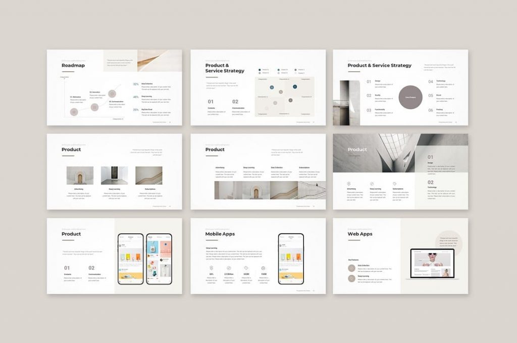 Slides Product Business Proposal Template.