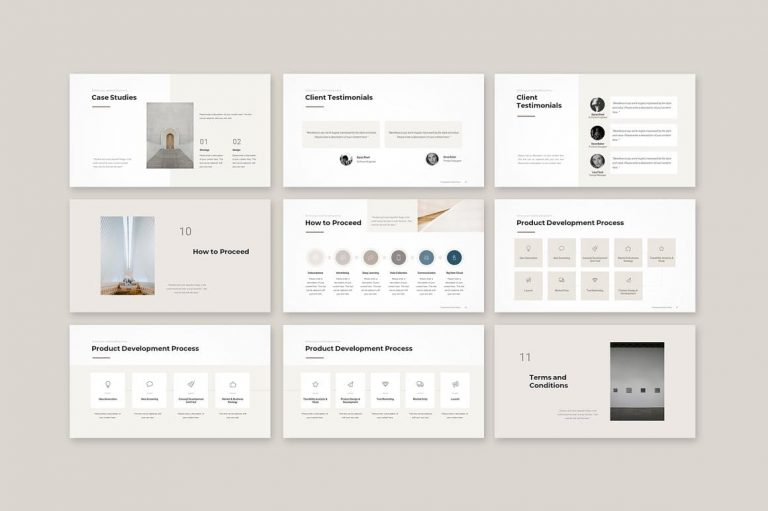 Business Powerpoint Proposal Template – MasterBundles