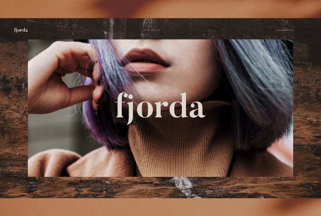 FJORDA Lookbook and Magazine Layout - Powerpoint Template.