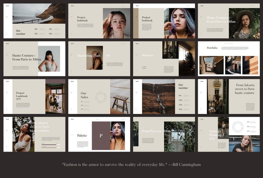 FJORDA Content - Powerpoint Template.