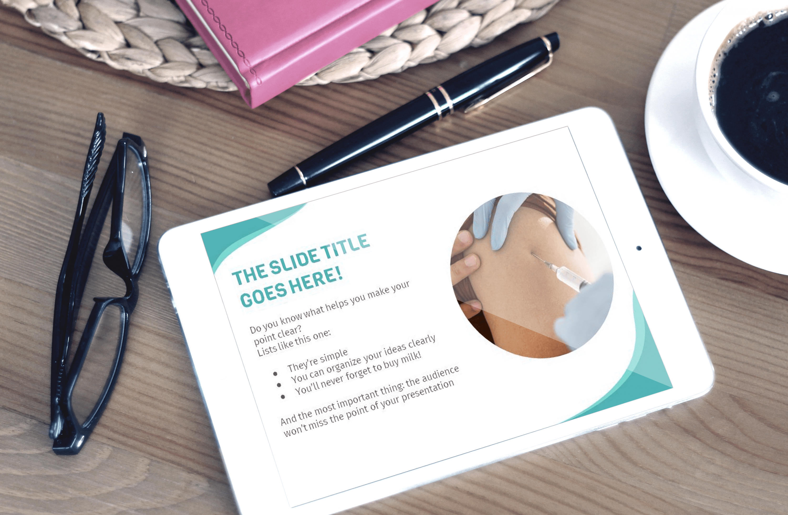 Free Vaccination Thesis Defense Powerpoint Template by MasterBundles note.