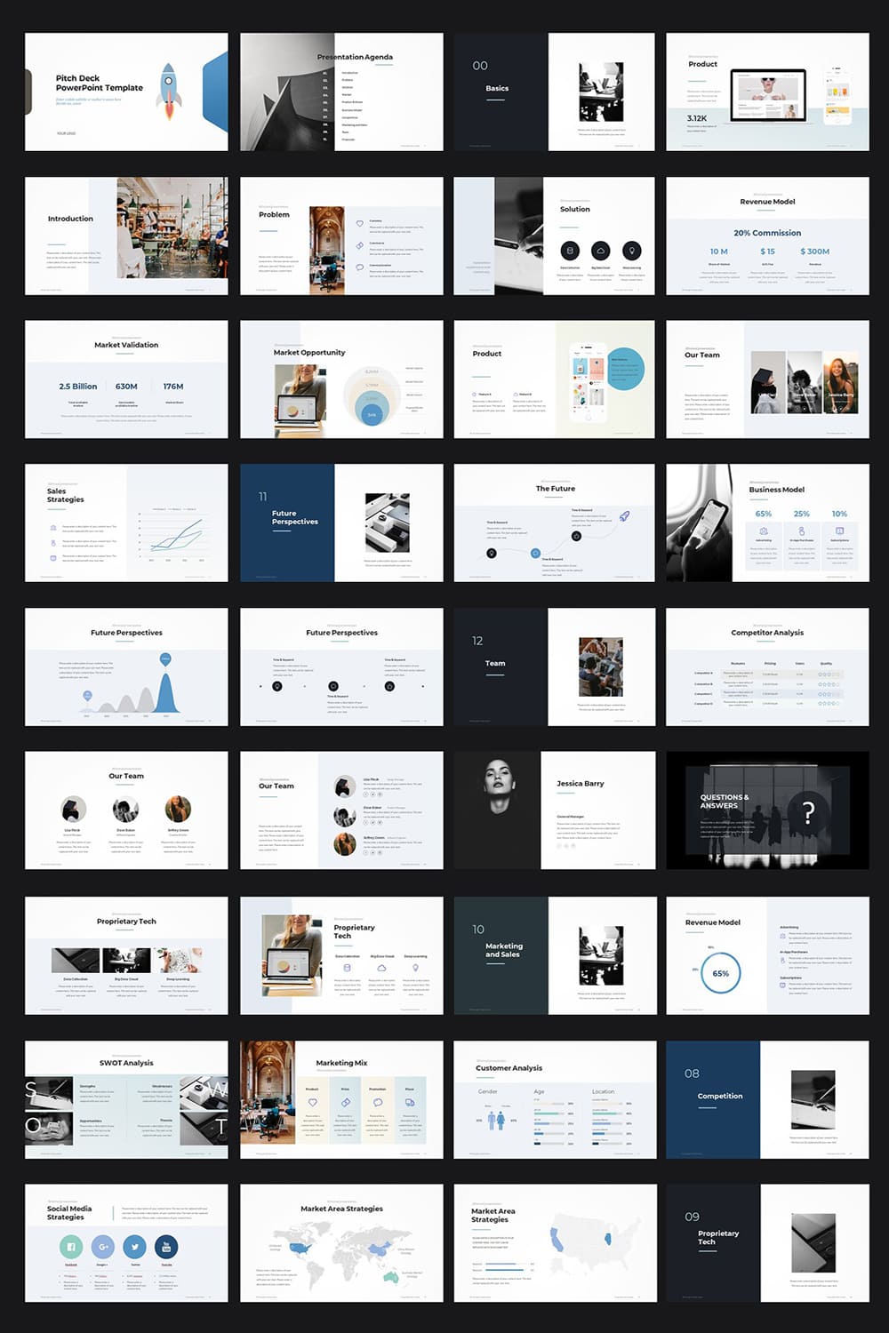 Pitch Deck Presentation Template – MasterBundles