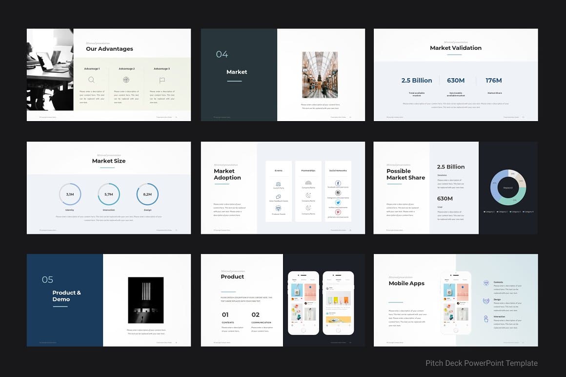 Pitch Deck Presentation Template – MasterBundles