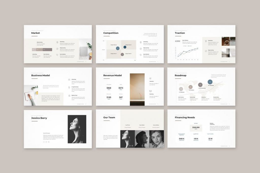 Pitch Deck PowerPoint Template – MasterBundles