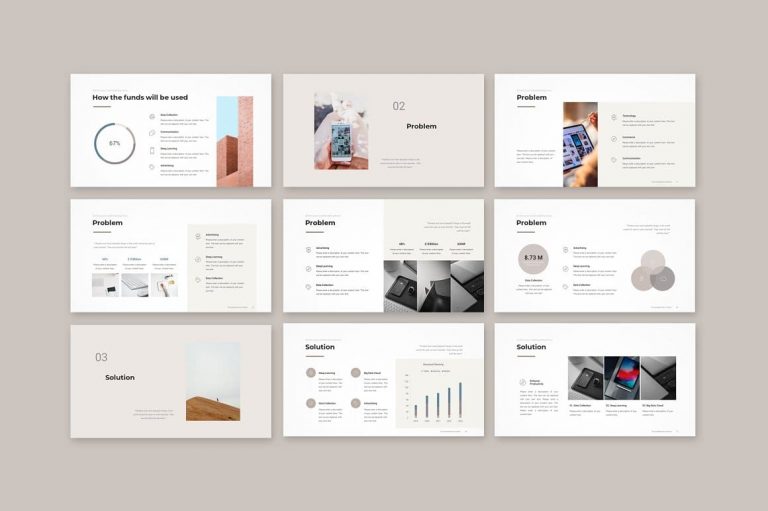 Pitch Deck PowerPoint Template – MasterBundles