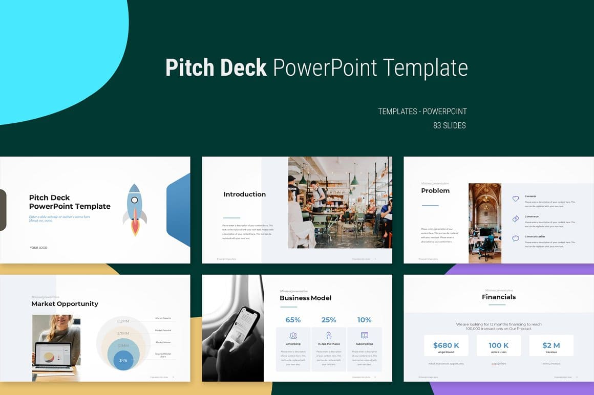 Pitch Deck Presentation Template – MasterBundles