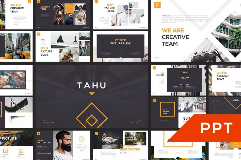 Cover for TAHU PowerPoint Template.