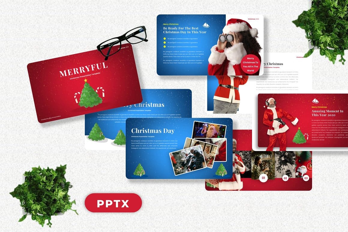 Merryful - Christmas Powerpoint – MasterBundles