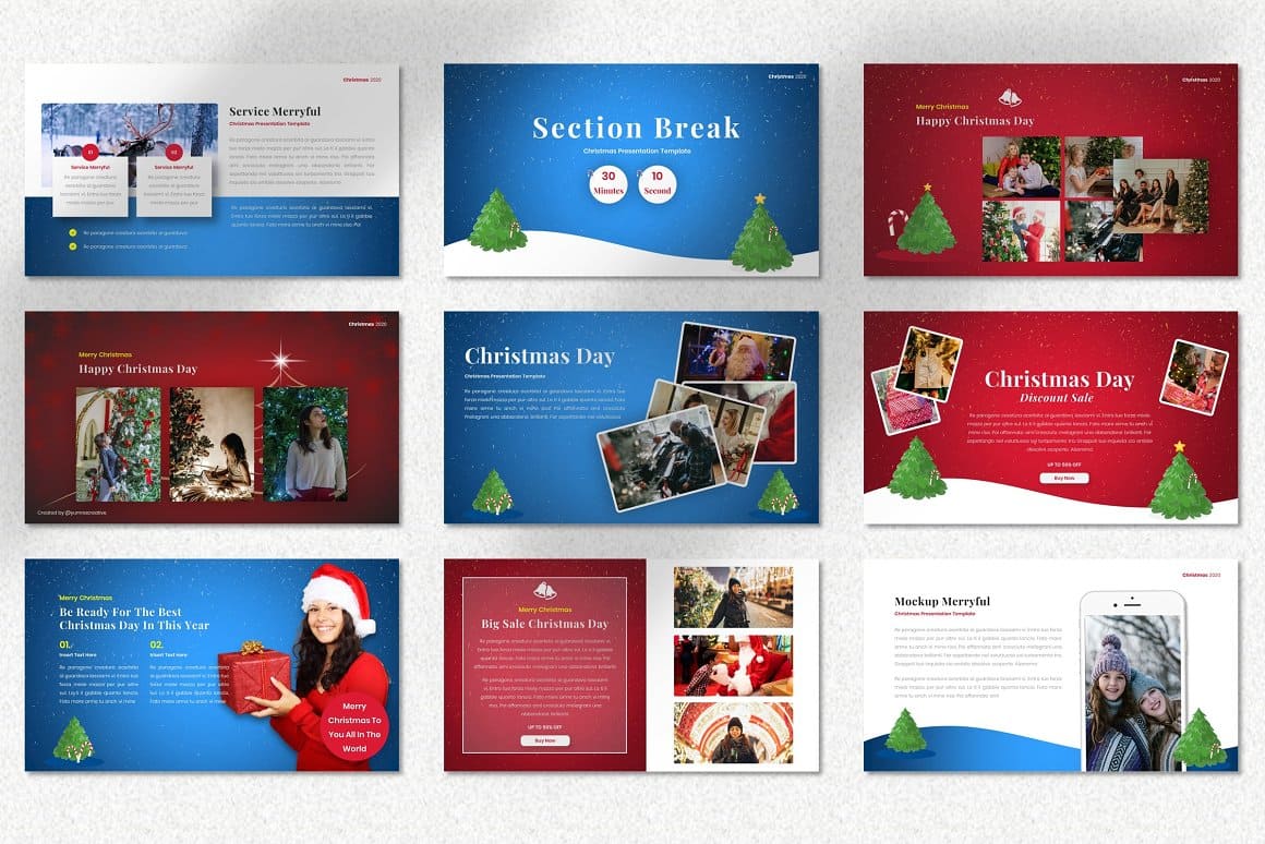 Merryful - Christmas Powerpoint – MasterBundles