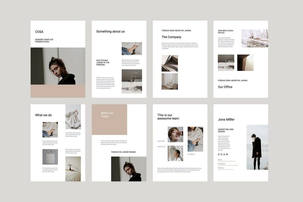 Welcome slides COSA - Vertical Powerpoint Template.
