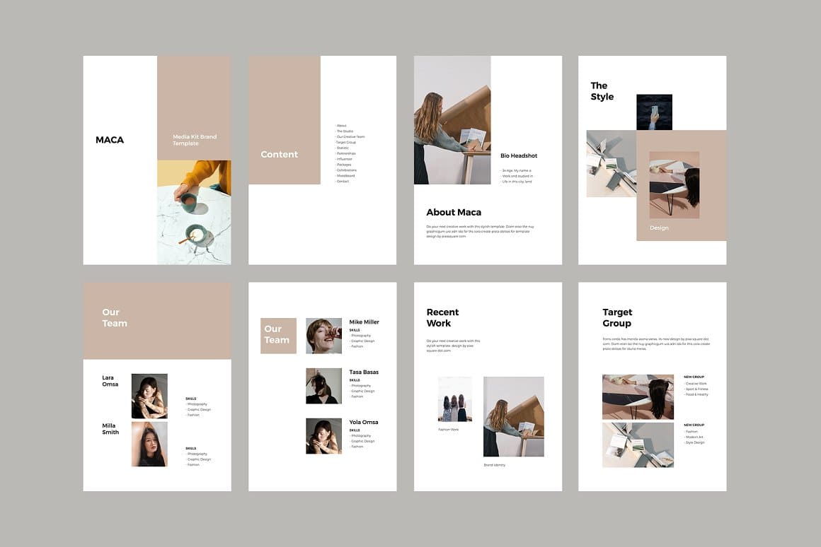 MACA Vertical Google Slides Template – MasterBundles