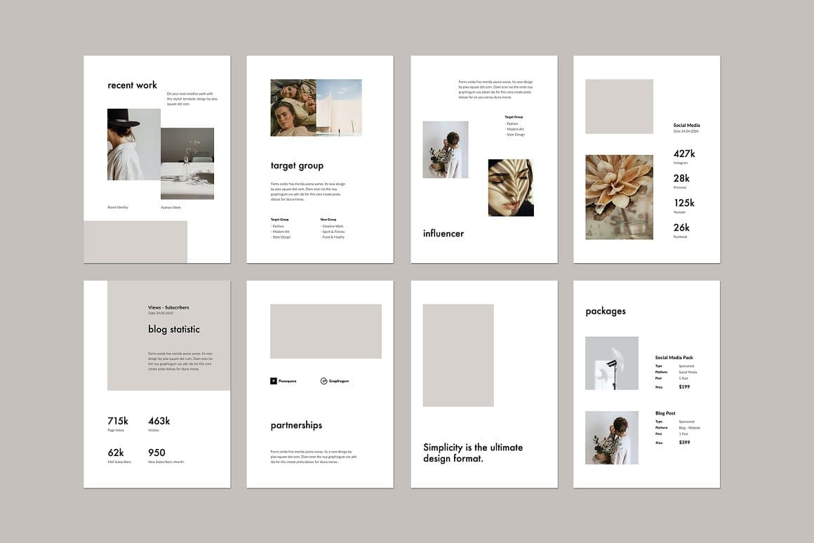 KARA - Vertical Powerpoint Template – MasterBundles