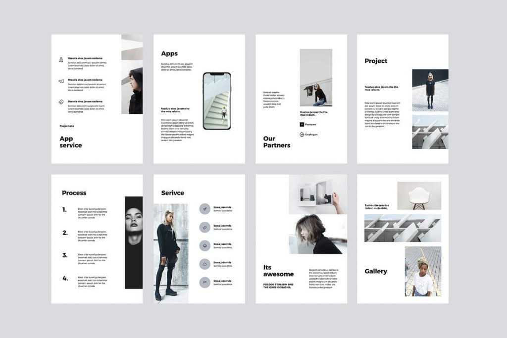 All graphic are vectors and full resizable and editable VIGO - Vertical Powerpoint Template.