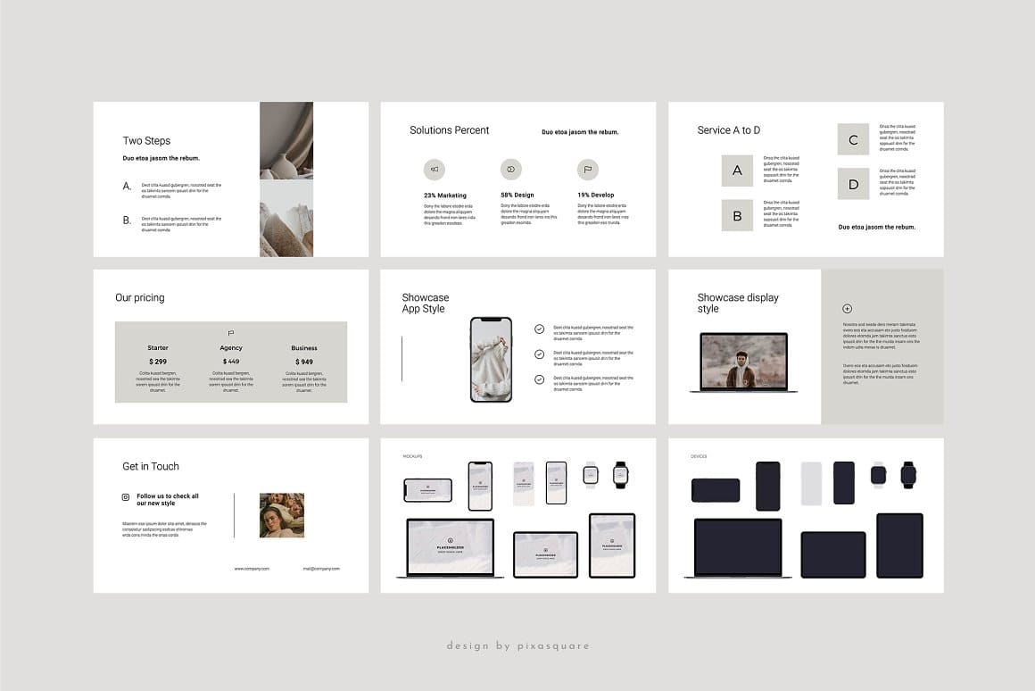 BORD - Neutral Keynote Template – MasterBundles