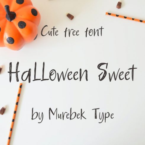 MasterBundles Cover Image for Halloween Sweet - cute free halloween font.