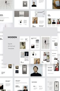MODEN - Keynote A4 Vertical Template – MasterBundles